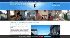 Desktop Screenshot of blakeneycottages.co.uk